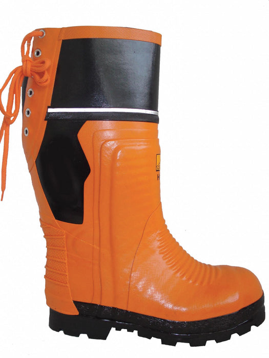 H0826 Rubber Boot Unisex 12 Knee Orange PR