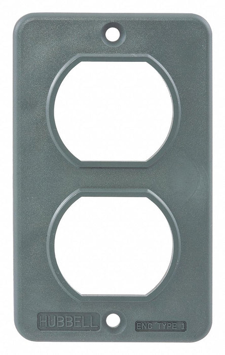 Outlet Box Plate For Duplex Receptacle
