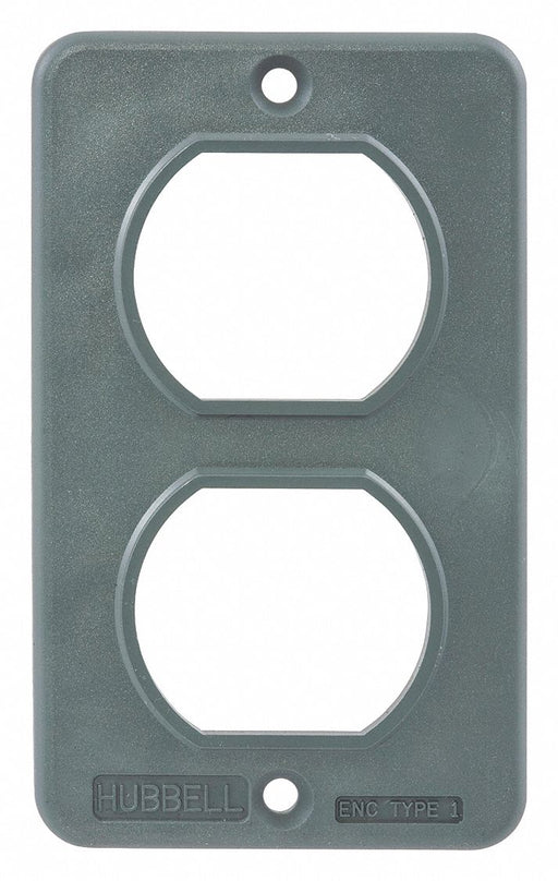 Outlet Box Plate For Duplex Receptacle