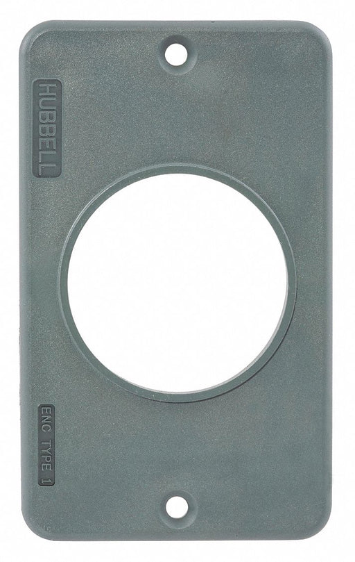 Outlet Box Plate For 1.56 In Dia Device