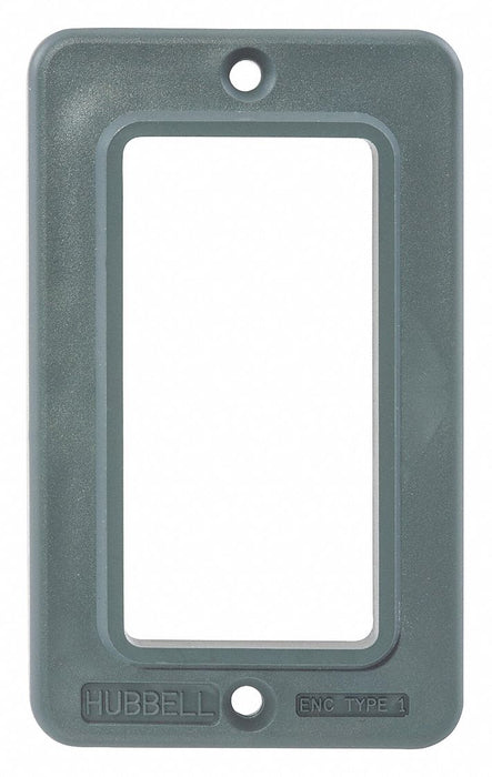 Outlet Box Plate For GFCI Receptacle