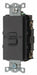 GFCI Receptacle Black Nylon Back