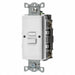 GFCI Receptacle White Nylon Back