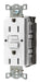 GFCI Receptacle 15A 125VAC 5-15R White