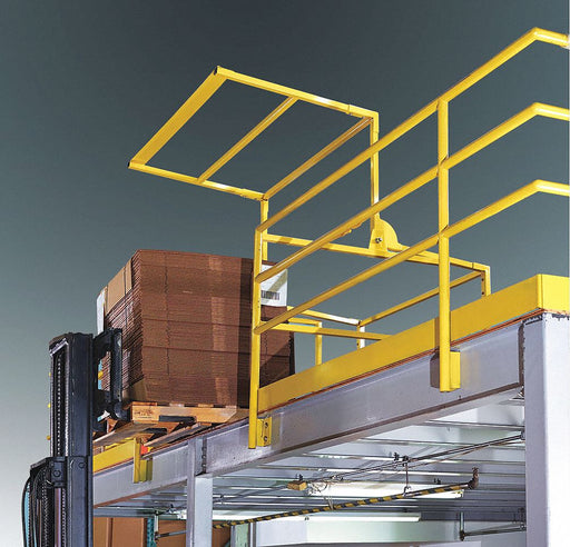 Pivoting Mezz Gate 42 x64 Galvanized