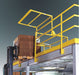 Pivoting Mezz Gate 42 inx113 in Yellow