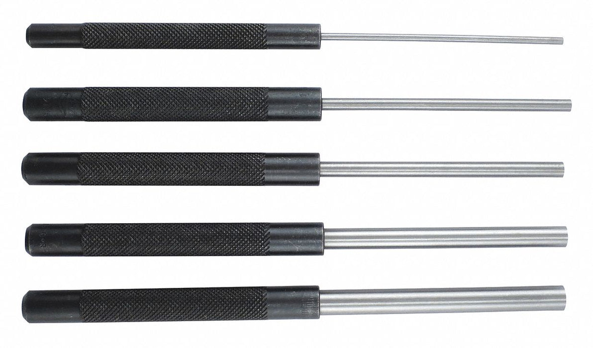 Drive Pin Set 8 L Steel 5 pcs.