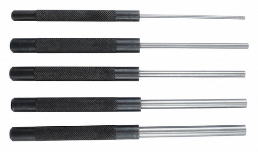 Drive Pin Set 8 L Steel 5 pcs.