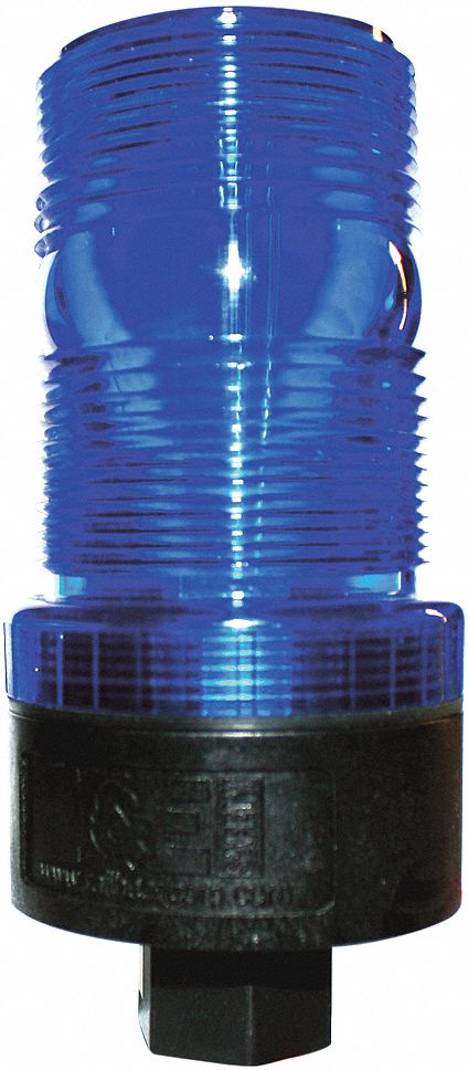 Warning Strobe Blue LED 120VAC