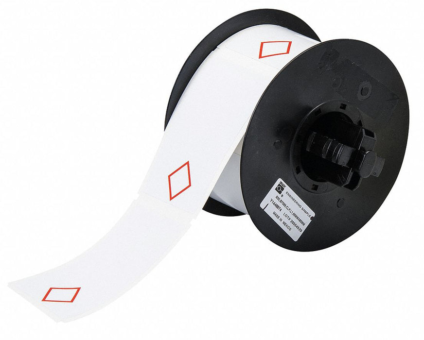 Pre-Cut Label Stock Roll White Gloss