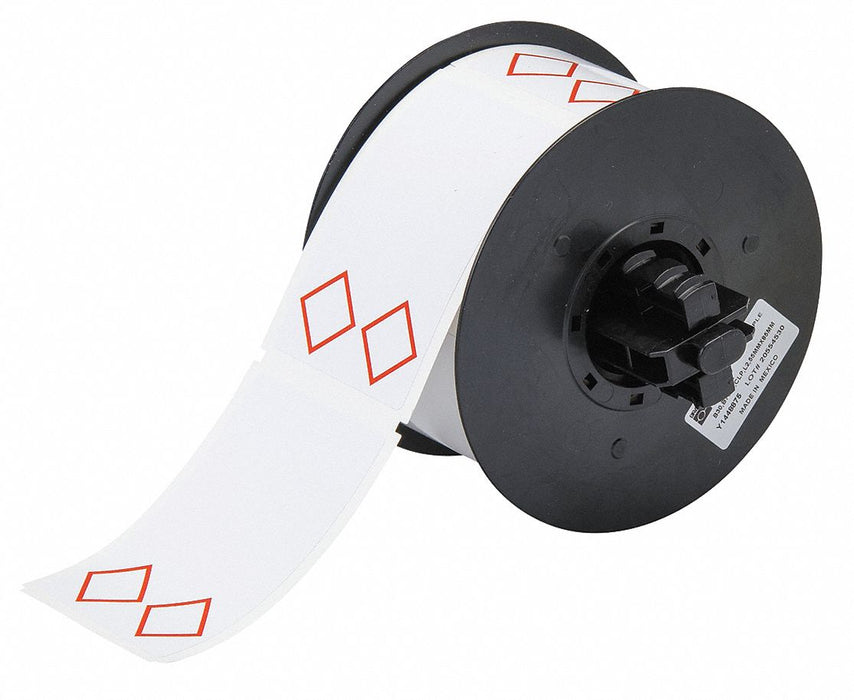 Pre-Cut Label Stock Roll White Gloss
