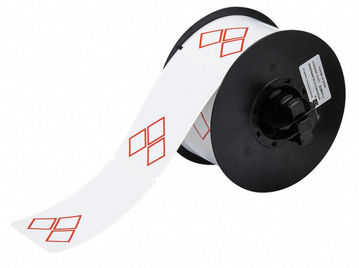 Pre-Cut Label Stock Roll White Gloss