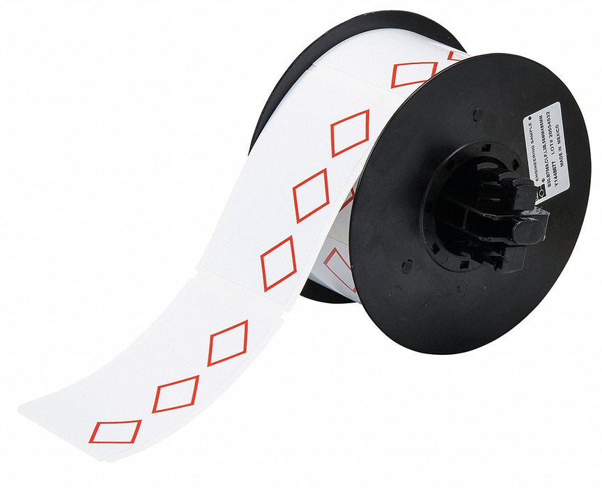 Pre-Cut Label Stock Roll White Gloss