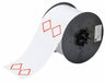 Pre-Cut Label Stock Roll White Gloss
