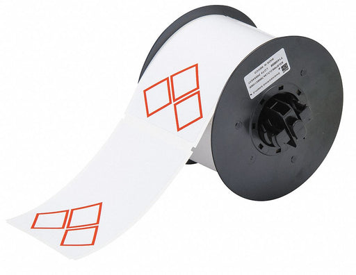 Pre-Cut Label Stock Roll White Gloss