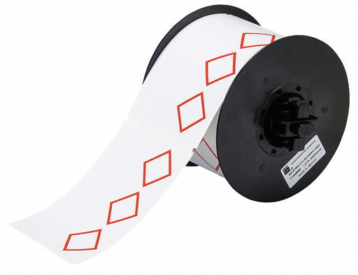 Pre-Cut Label Stock Roll White Gloss