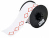 Pre-Cut Label Stock Roll White Gloss
