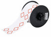 Pre-Cut Label Stock Roll White Gloss