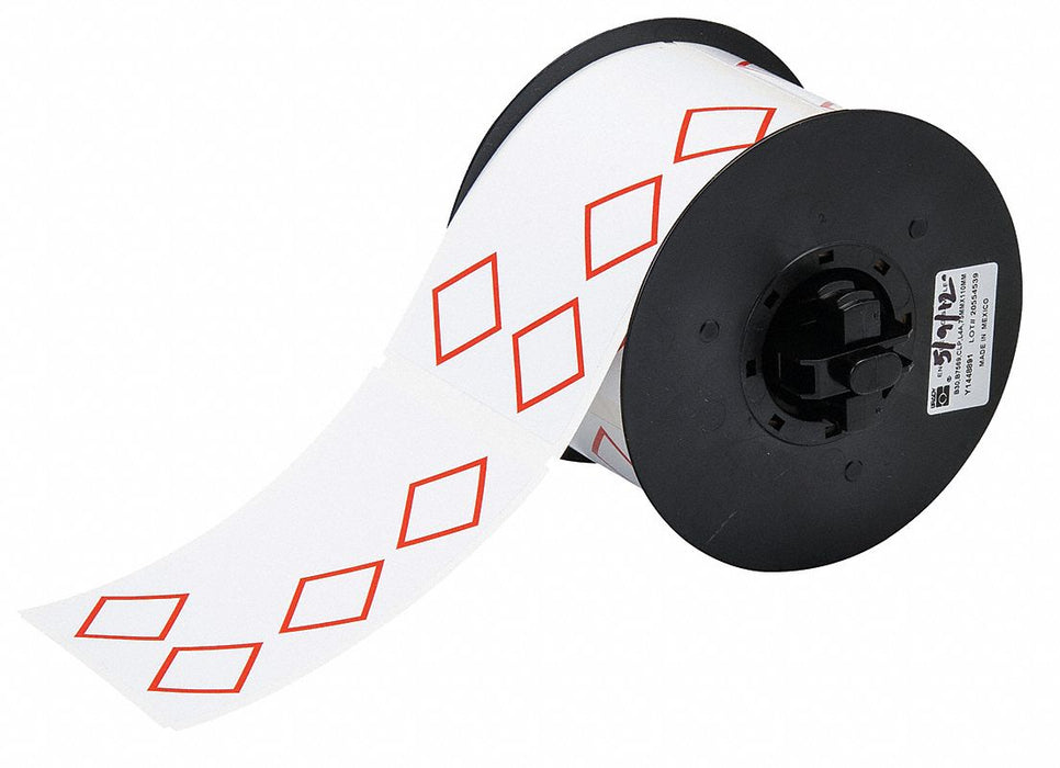 Pre-Cut Label Stock Roll White Gloss
