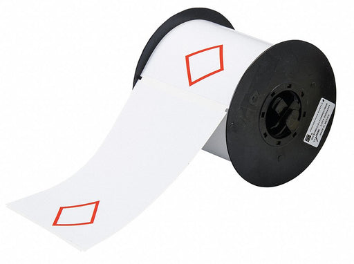 Pre-Cut Label Stock Roll White Gloss
