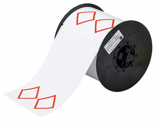 Pre-Cut Label Stock Roll White Gloss