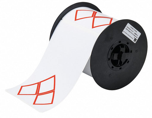 Pre-Cut Label Stock Roll White Gloss
