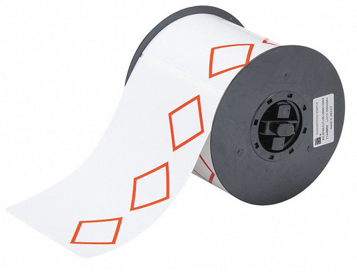 Pre-Cut Label Stock Roll White Gloss