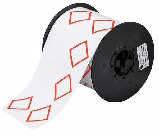 Pre-Cut Label Stock Roll White Gloss
