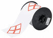 Pre-Cut Label Stock Roll White Gloss