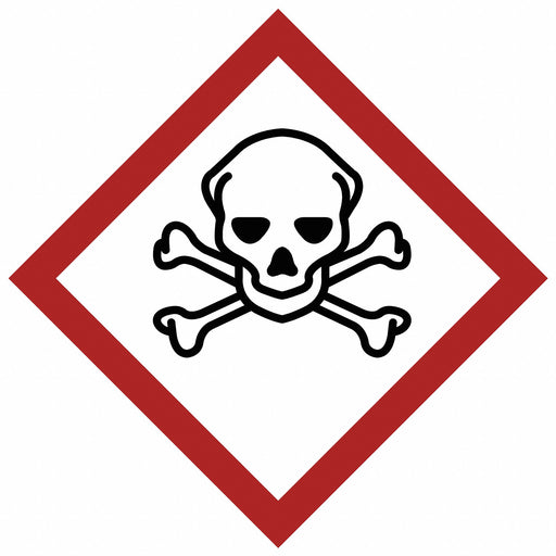 GHS Label 2 H 2 W PK4