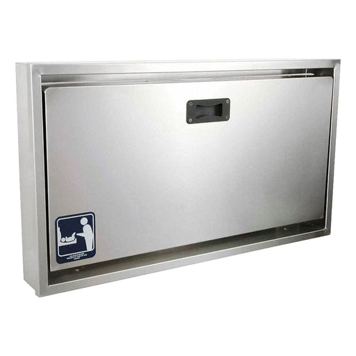 Changing Station Silver 37 5/8 in W