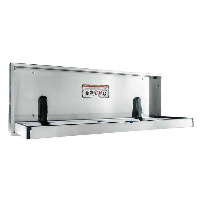 Changing Station Silver 64 3/4 in W
