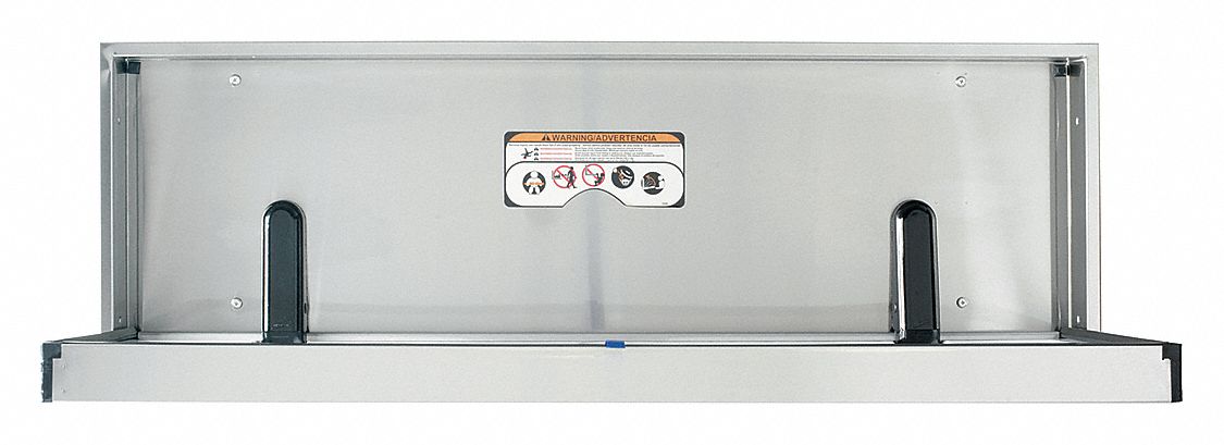 Changing Station Silver 64 3/4 in W