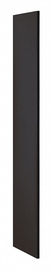 End Panel Black 72inH x 18inW x 3/4inD