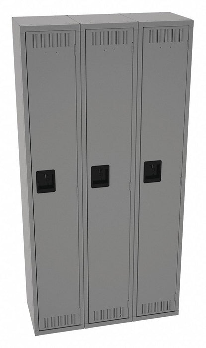 K4149 Lckr 1x3Lckr Md Gray 72 x36 x15 Assm