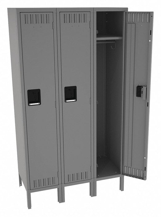 K4142 Lckr 1x3Lckr Md Gray 66 x36 x18 Assm