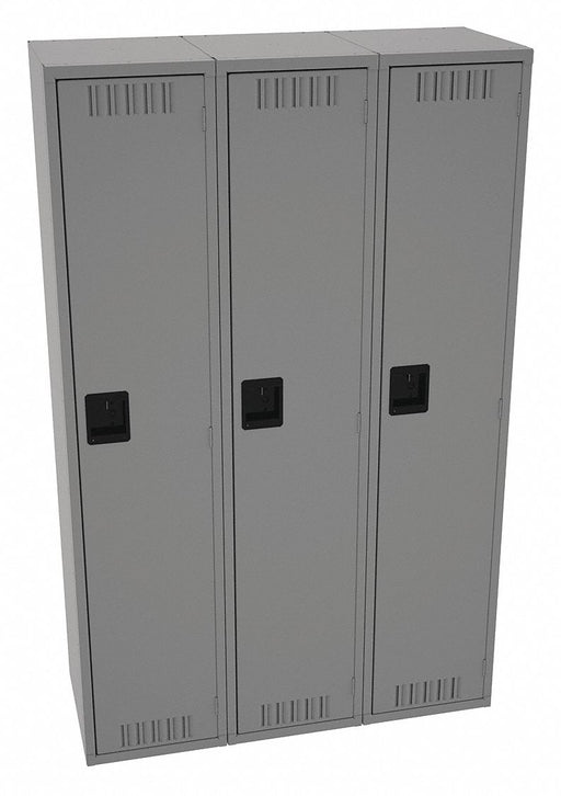 Lckr 1x3Lckr Md Gray 72 x15 x18 Assm