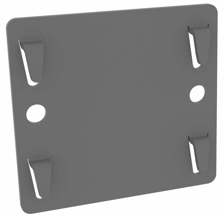 Tie Plate 2 3/4inx3in Gray