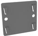 Tie Plate 2 3/4inx3in Gray