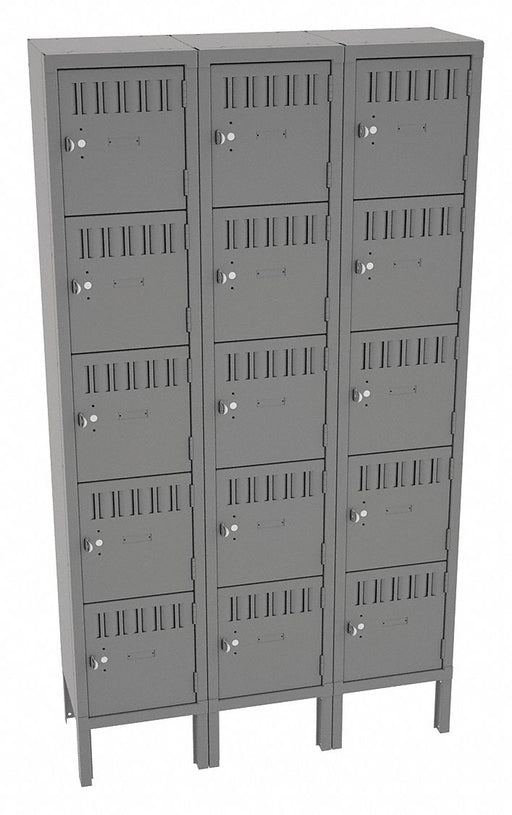 Bx Lckr 5x3Lckr Gray 66 x36 x12 Assm