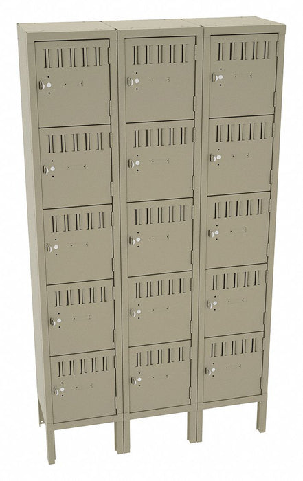 Bx Lckr 5x3Lckr Sand 66 x36 x12 Assm