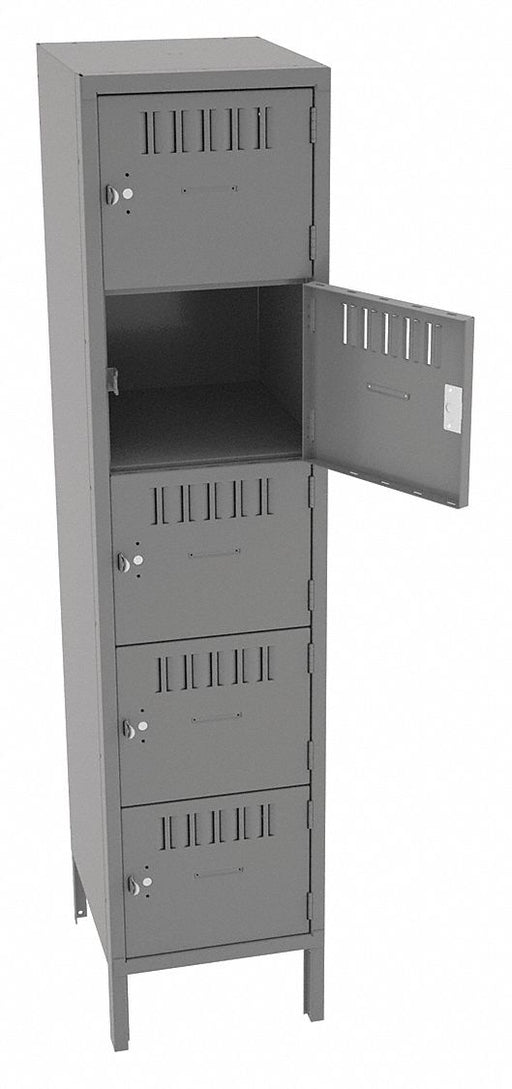 Bx Lckr 5x1Lckr Gray 66 x15 x18 Assm