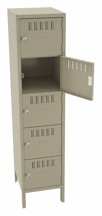 Bx Lckr 5x1Lckr Sand 66 x15 x18 Assm