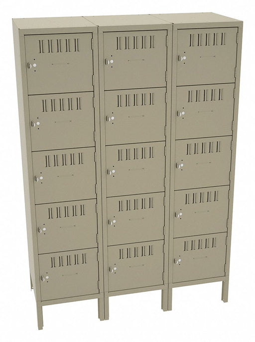 Bx Lckr 5x3Lckr Sand 66 x45 x18 Assm
