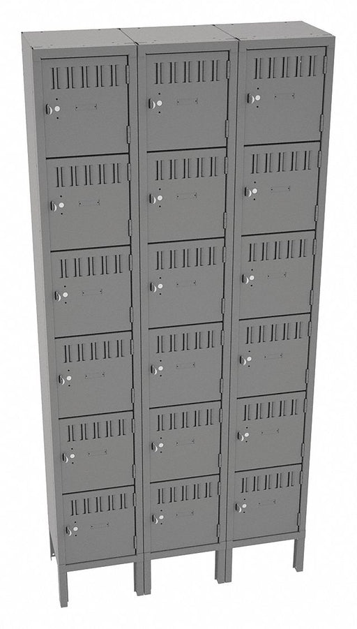 Bx Lckr 6x3Lckr Gray 78 x36 x12 Assm