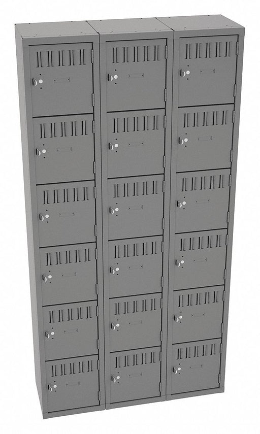 Bx Lckr 6x3Lckr Gray 72 x36 x12 Assm