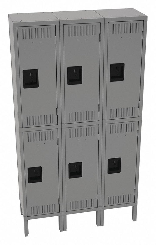 K4143 Lckr 2x3Lckr Md Gray 66 x36 x12 Assm