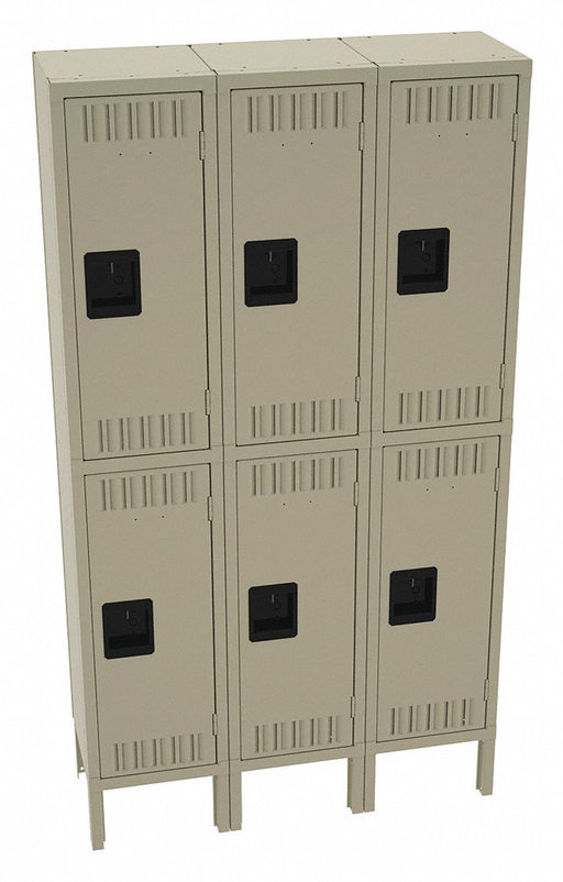K4143 Wrdrb Lckr 2x3Lckr Sand 66 x36 x12 Assm