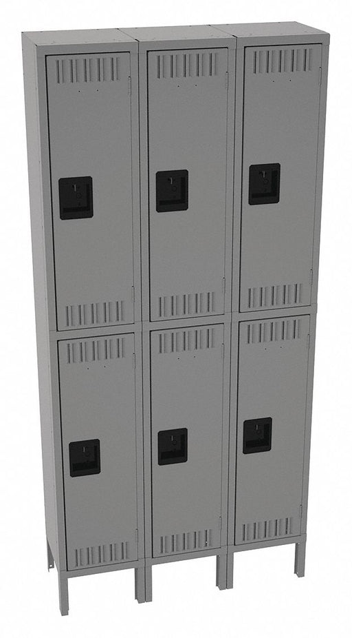 K4164 Lckr 2x3Lckr Md Gray 78 x36 x12 Assm