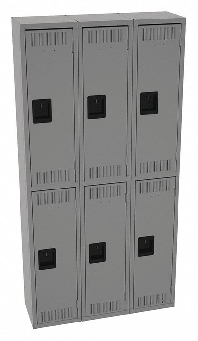 K4155 Lckr 2x3Lckr Md Gray 72 x36 x12 Assm